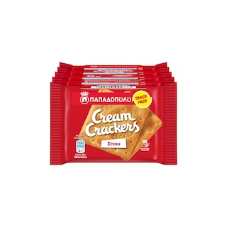 CREAM CRACKERS | Κράκερς Σίτου 5x43g