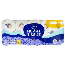 HEART TISSUE | Χαρτί Υγείας 3 Φύλλα 10 Ρολά 920g
