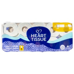 HEART TISSUE | Χαρτί Υγείας 3 Φύλλα 10 Ρολά 920g