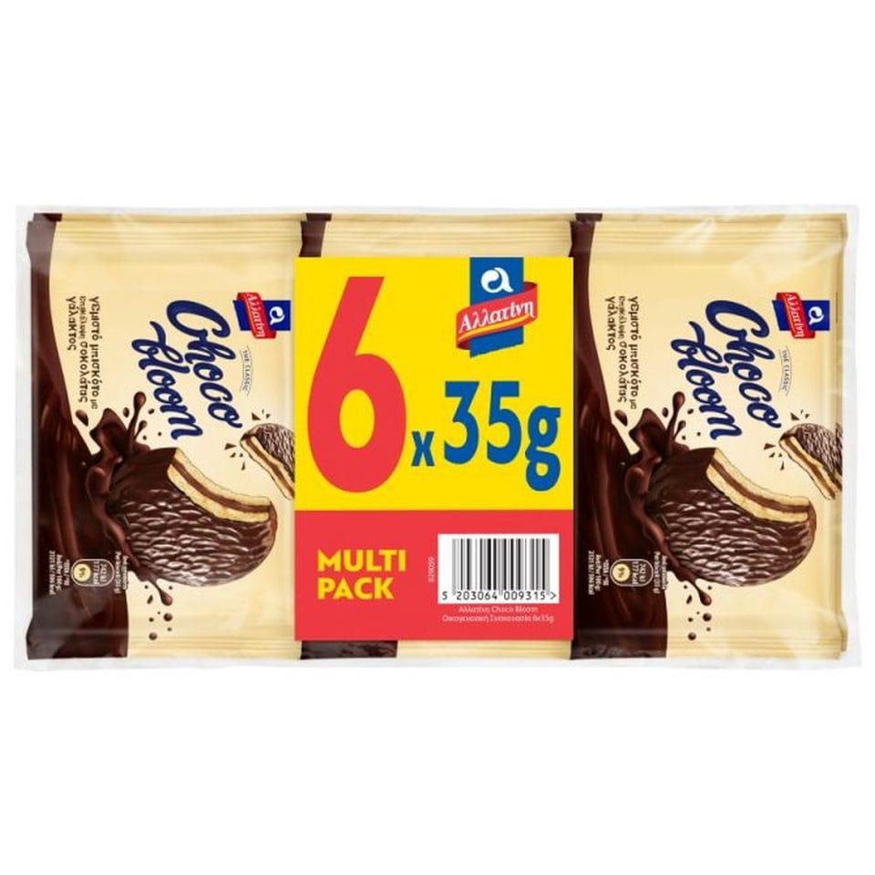 ΑΛΛΑΤΙΝΗ Μπισκότο Choco Bloom 6x35g