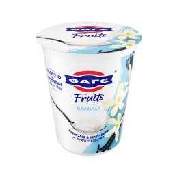ΦΑΓΕ | Επιδόρπιο Στραγγιστού Γιαουρτιού Fruits Βανίλια 380g