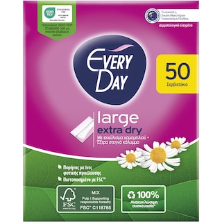 EVERY DAY | Σερβιετάκια Extra Dry Large 50 Τεμάχια