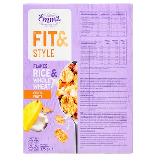 EMMA | Δημητριακά Fit & Style Εξωτικά Φρούτα 375g