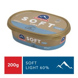 ΟΛΥΜΠΟΣ | Βούτυρο Soft Ανάλατο 60% Λιπαρά 200g