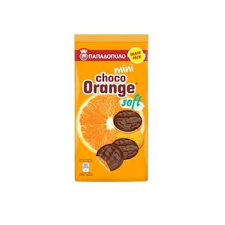 ΠΑΠΑΔΟΠΟΥΛΟΥ | Μπισκότα Choco Orange Soft Mini 100g