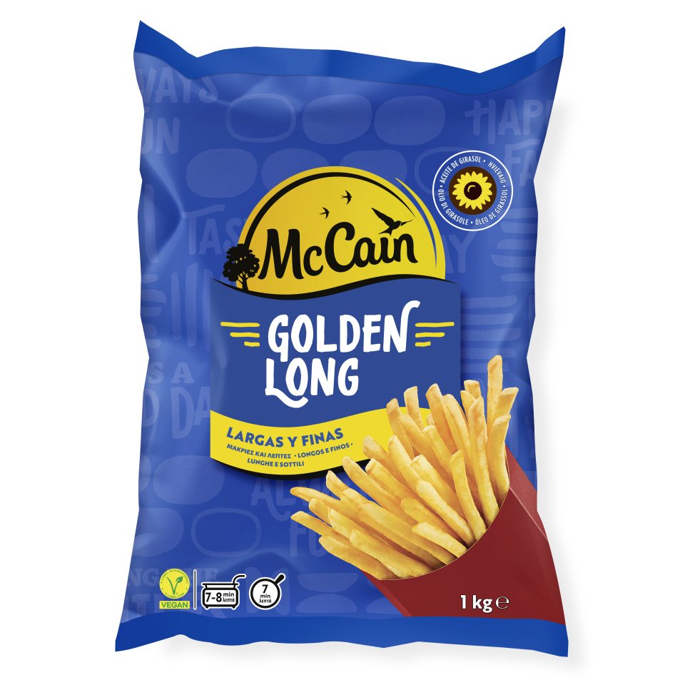 McCAIN Πατάτες Κατεψυγμένες Golden Long Μακριές & Λεπτές 1kg