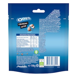 OREO | Μπισκότα Γεμιστά Crunchy Bites Dipped Βανίλια 110g