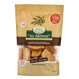 ΜΑΝΝΑ | Λαδοπαξίμαδα Ολικής Άλεσης Πετρόμυλου 270g