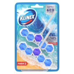 KLINEX | WC Block Power 5 Φρεσκάδα Ωκεανού 2x50g