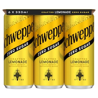 SCHWEPPES | Λεμονάδα Ζero Περγαμόντο & Ιβίσκος 6x330ml