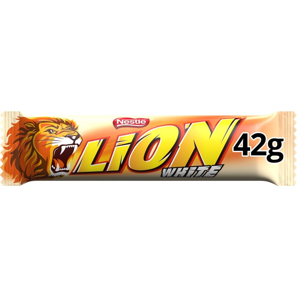 LION Γκοφρέτα Λευκή Σοκολάτα με Καραμέλα 42g