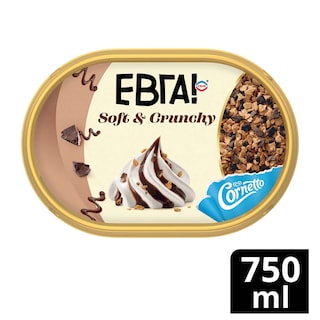 ΕΒΓΑ | Παγωτό Soft & Crunchy 373g