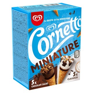 CORNETTO | Παγωτό Miniature Πύραυλος Βανίλια Σοκολάτα 10x19g