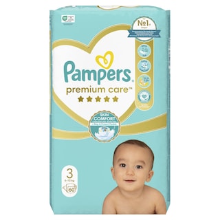 Πάνες Μωρού Premium Care Νο3 5-9kg 60 Τεμάχια