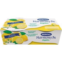 HARMONY | Επιδόρπιο Γιαουρτιού Λεμόνι 1% 2x170g