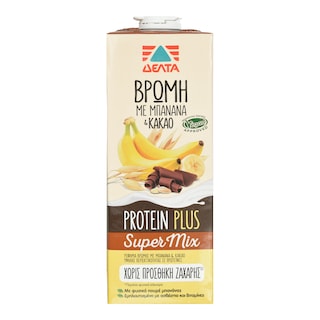 ΔΕΛΤΑ | Ρόφημα Βρώμης Protein Plus Μπανάνα Κακάο 1lt