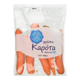 Καρότα Συσκευασμένα Ελληνικά 500 gr