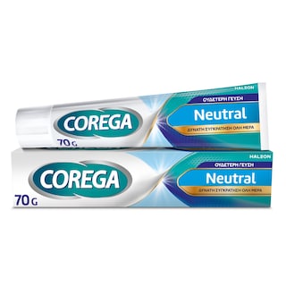 COREGA | Κρέμα Στήριξης Οδοντοστοιχίας Ουδέτερη Γεύση 70g