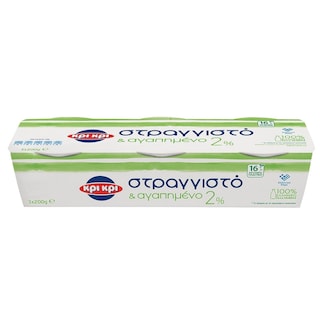 ΚΡΙ ΚΡΙ | Yogurt Strained 2% Fat 3x200g