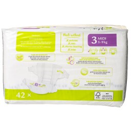 NATURE'S PROMISE | Πάνες Μωρού Eco Midi No3 42 Τεμάχια