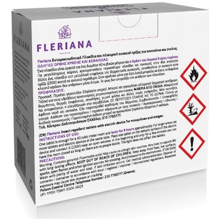 FLERIANA | Εντομοαπωθητικό Σετ Συσκευή & 30 Πλακίδια 1 Τεμάχιο