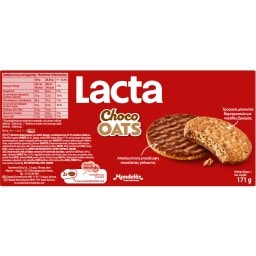 LACTA | Μπισκότα Choco Oats 171g