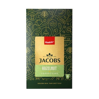 JACOBS | Στιγμιαίος Καφές Cappuccino Φουντούκι 8x17.8g