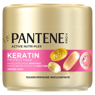 PANTENE | Μάσκα Μαλλιών Προστασίας Κερατίνης Τέλειες Μπούκλες 300ml