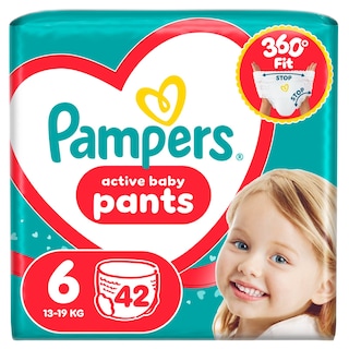 PAMPERS | Πάνες Βρακάκι Pants Νο6 42 Τεμάχια