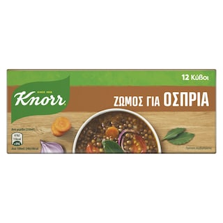 KNORR | Ζωμός Οσπρίων 12 Κύβοι 120g