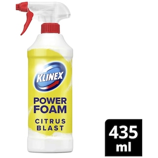 KLINEX | Αφρός Καθαρισμού Μπάνιου Power Foam Citrus 435ml