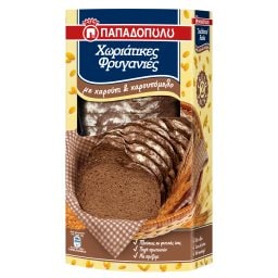 ΠΑΠΑΔΟΠΟΥΛΟΥ | Φρυγανιές Χωριάτικες με Χαρούπι 240g