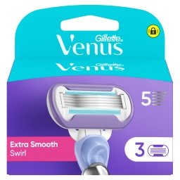 GILLETTE | Venus Delux Smooth Swirl Replacement Blades 3 Pieces