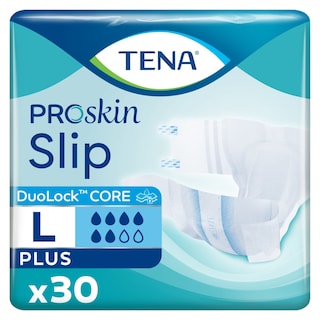 TENA | Πάνες Ακράτειας Slip Plus Large 30 Τεμάχια