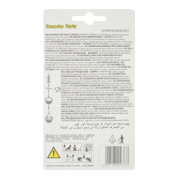 DECORATA | Κερί Γενεθλίων Νο6 1 Τεμάχιο