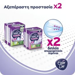 EVERY DAY | Σερβιέτες Doubledry Hyperdry Economy Maxi Night 16 Τεμάχια