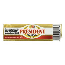 PRESIDENT | Βούτυρο Ανάλατο 82% 200g
