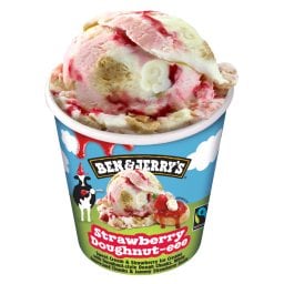 BEN & JERRY'S | Παγωτό Strawberry Doughnut 393g