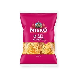 MISKO | Ζυμαρικά Φιδές Xονδρός 500gr
