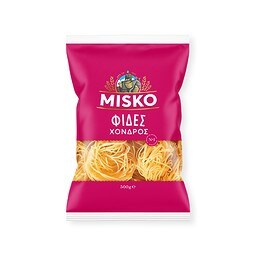 MISKO | Ζυμαρικά Φιδές Xονδρός 500gr