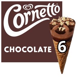 CORNETTO | Παγωτό Πύραυλος Σοκολάτα 6x60g