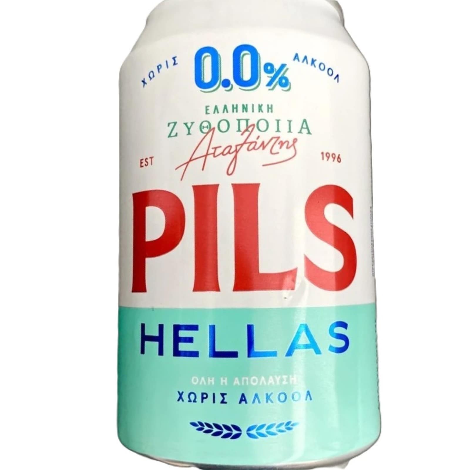 PILS HELLAS Μπύρα 0.0% Χωρίς Αλκοόλ Κουτί 330ml