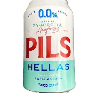 PILS HELLAS | Μπύρα 0.0% Χωρίς Αλκοόλ Κουτί 330ml