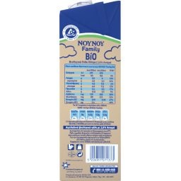 ΝΟΥΝΟΥ | FAMILY | Αγελαδινό Γάλα Υψηλής Θερμικής Επεξεργασίας Bio Πλήρες 1lt