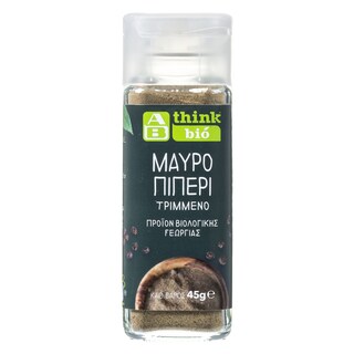 ΑΒ THINK BIO | Πιπέρι Μαύρο Τριμμένο Bio 45g