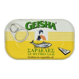 GEISHA | Σαρδέλες σε Φυτικό Λάδι 88g