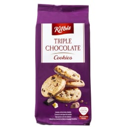 KITBIS | Μπισκότα Cookies Τριπλή Σοκολάτα 200gr