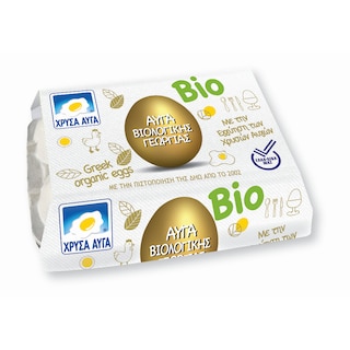 ΧΡΥΣΑ ΑΥΓΑ | Αυγά Βιολογικά Medium 6 Τεμάχια