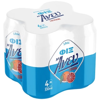 FIX | Μπύρα Άνευ Σαγκουίνι Χωρίς Αλκοόλ Κουτί 4x330ml