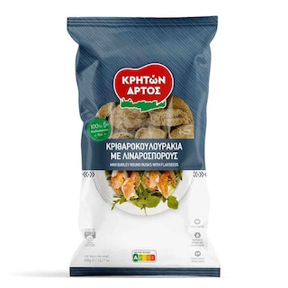 ΚΡΗΤΩΝ ΑΡΤΟΣ | KRIT ARTOS BARLEY RUSK LINSEED 400G